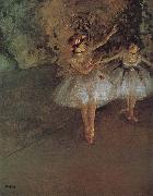 Edgar Degas Two dancer oil painting artist